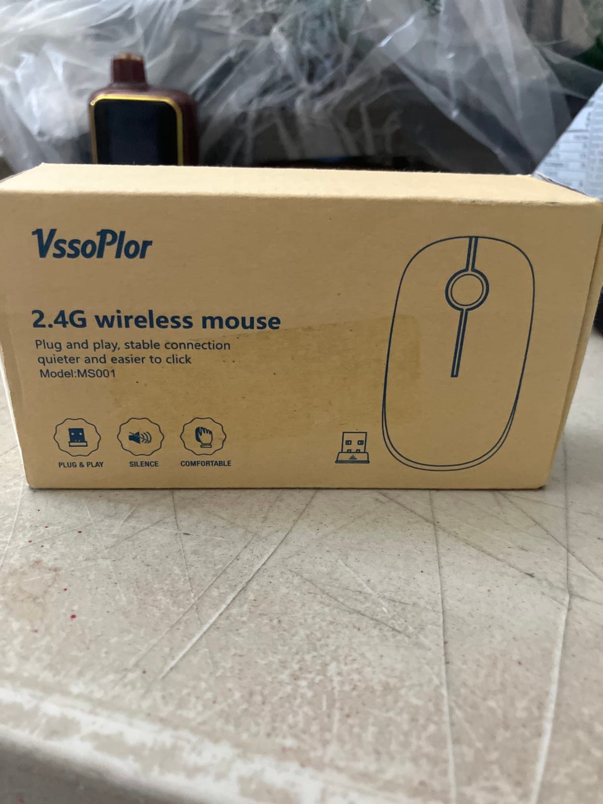 VssopLor 2.4G Wireless Mouse - Model MS001
