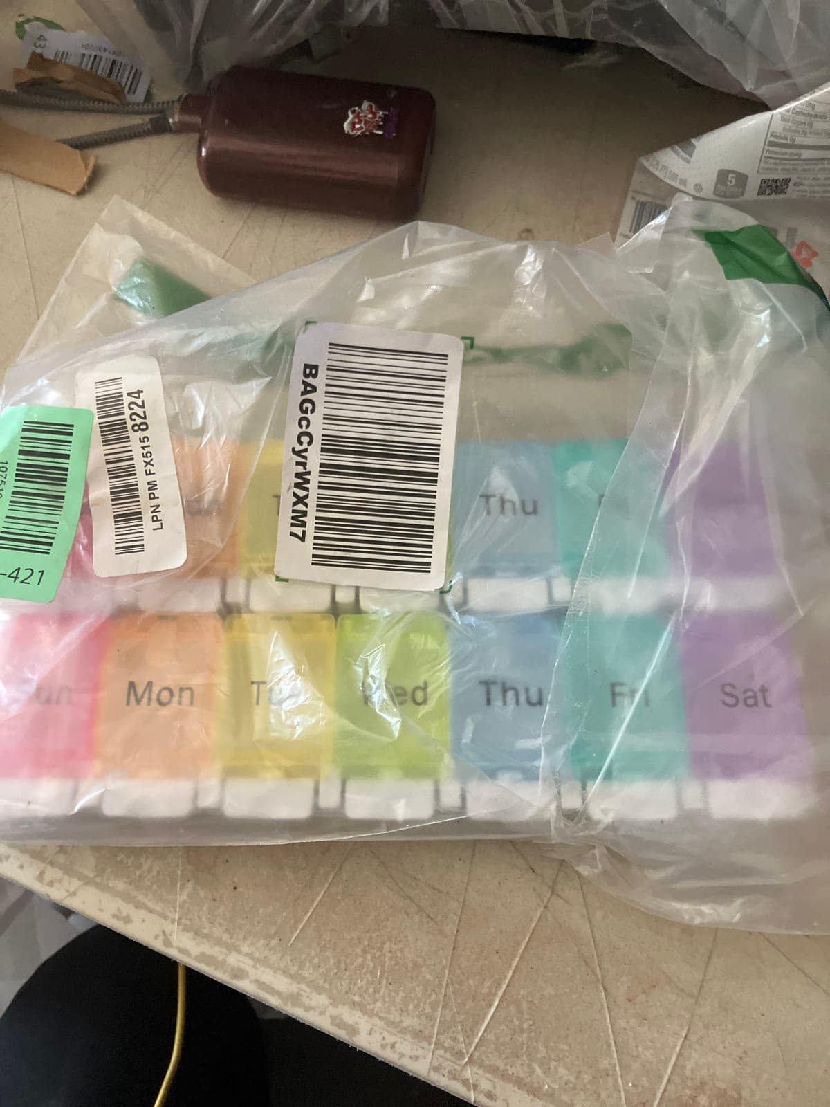 Weekly Pill Organizer - 7 Day Medicine Dispenser