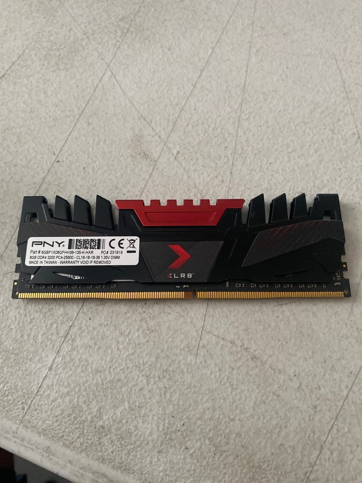 PNY XLR8 Gaming 8GB DDR4 2400MHz Desktop RAM