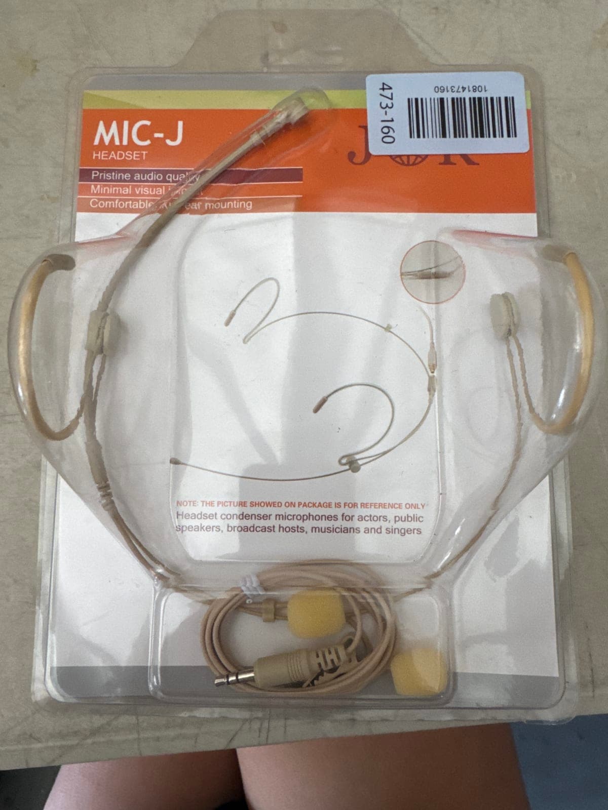 MIC-J Headset Condenser Microphone