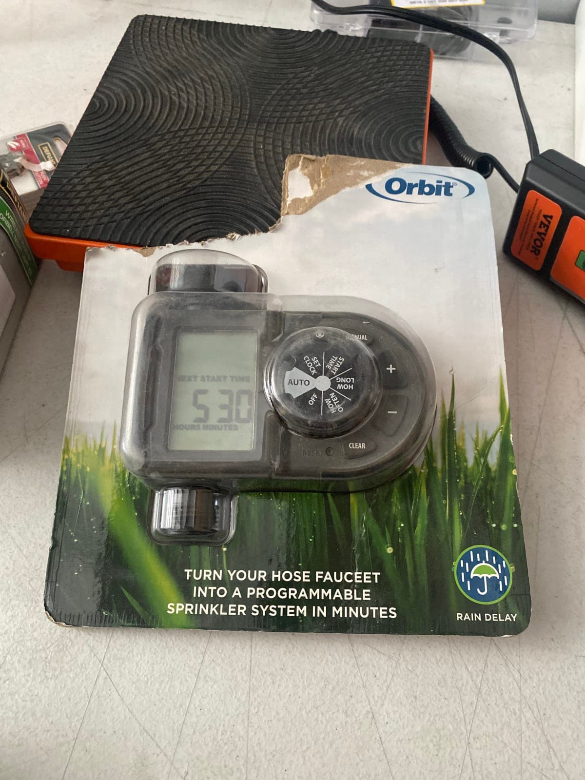 Orbit Programmable Hose Faucet Timer with Rain Delay Feature