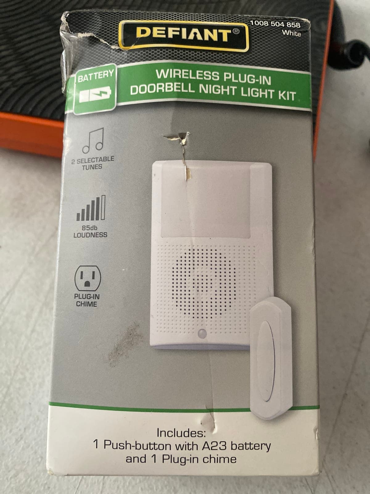 Defiant Wireless Plug-In Doorbell Night Light Kit