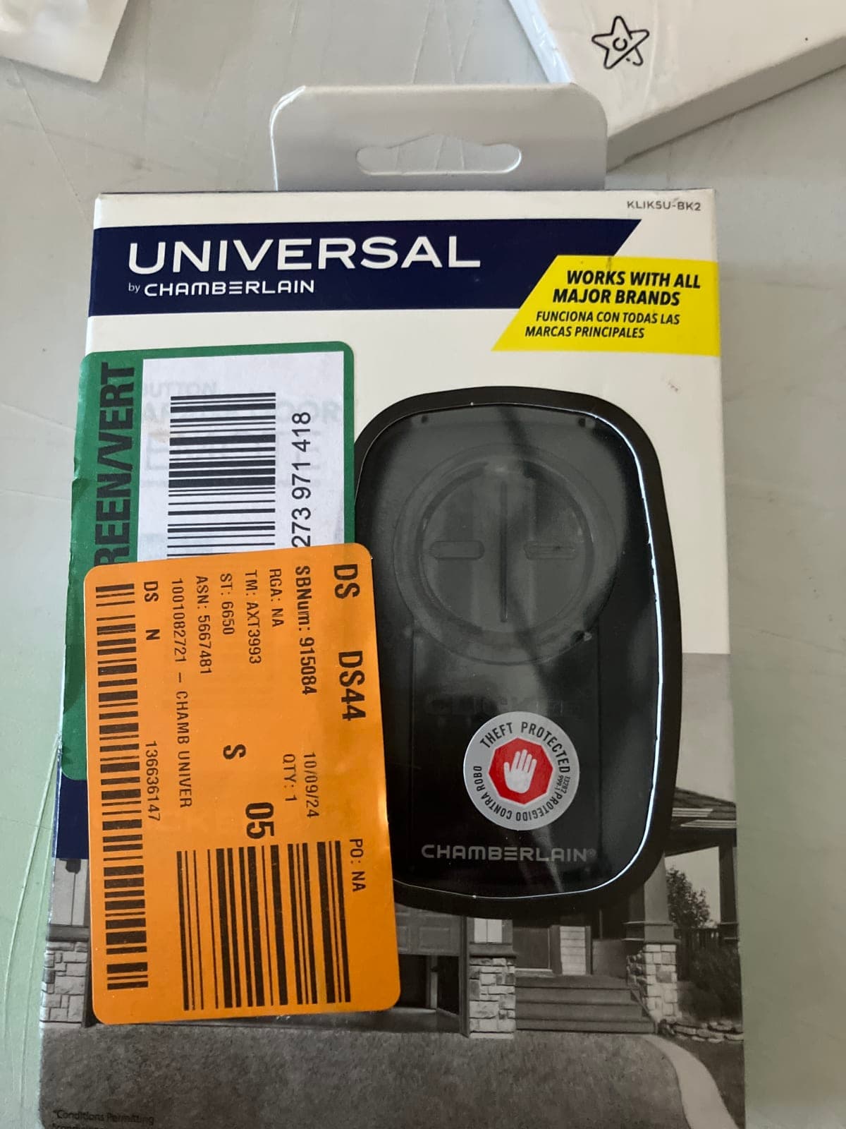 Chamberlain Universal Garage Door Remote Control