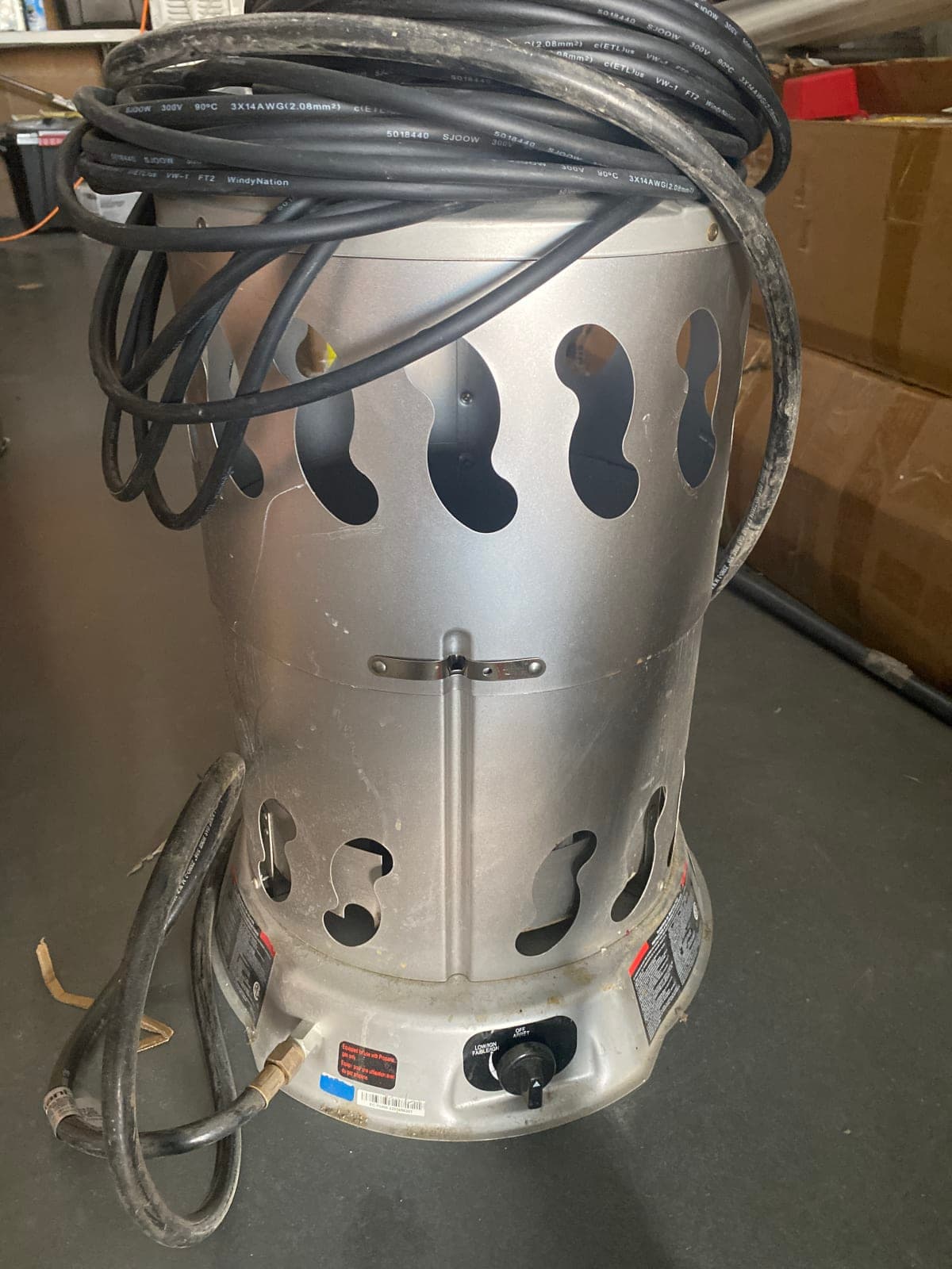Portable Outdoor Propane Heater - Ideal for Patios & Camping
