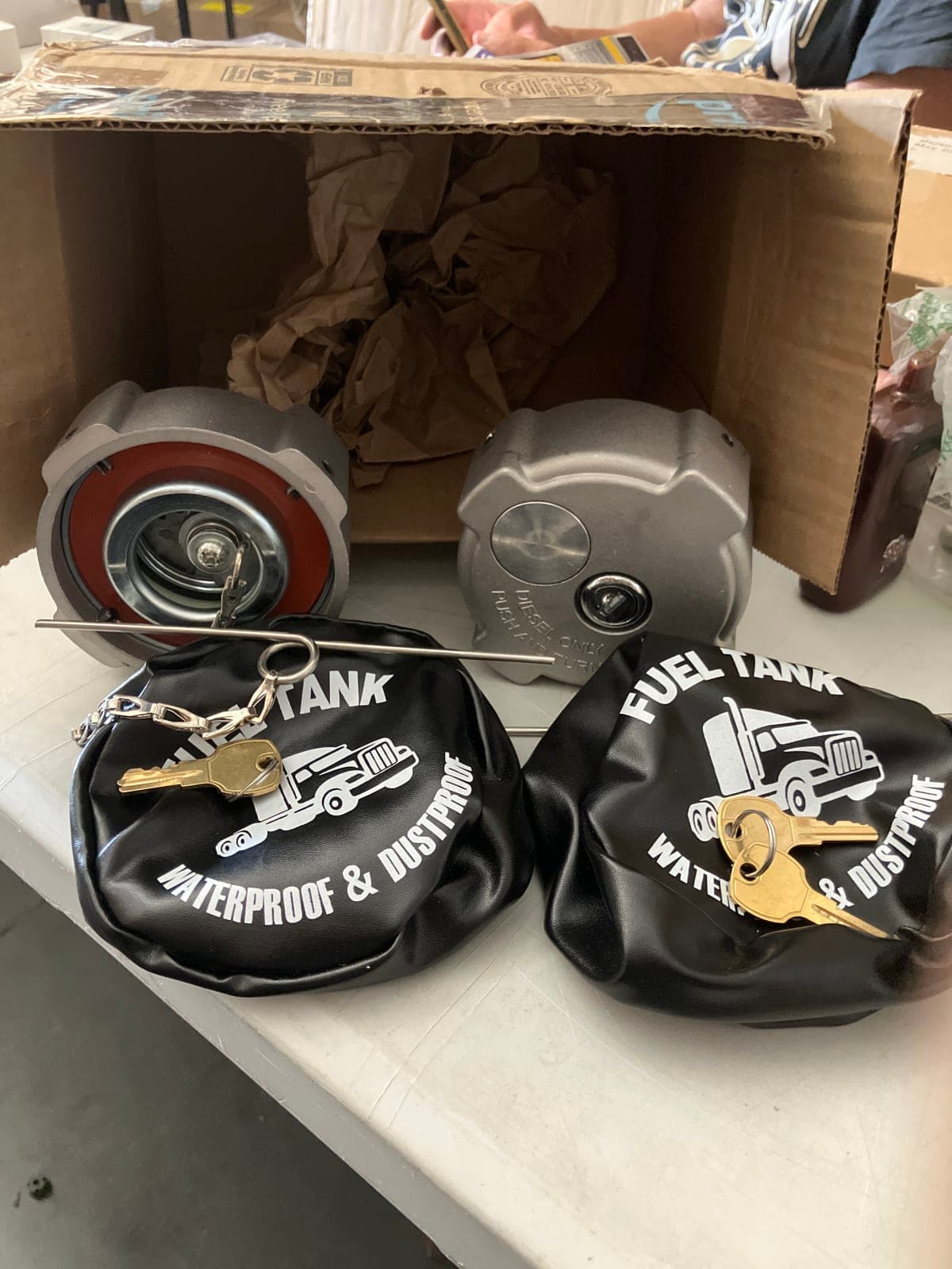 Diesel Fuel Tank Waterproof & Dustproof Caps Set
