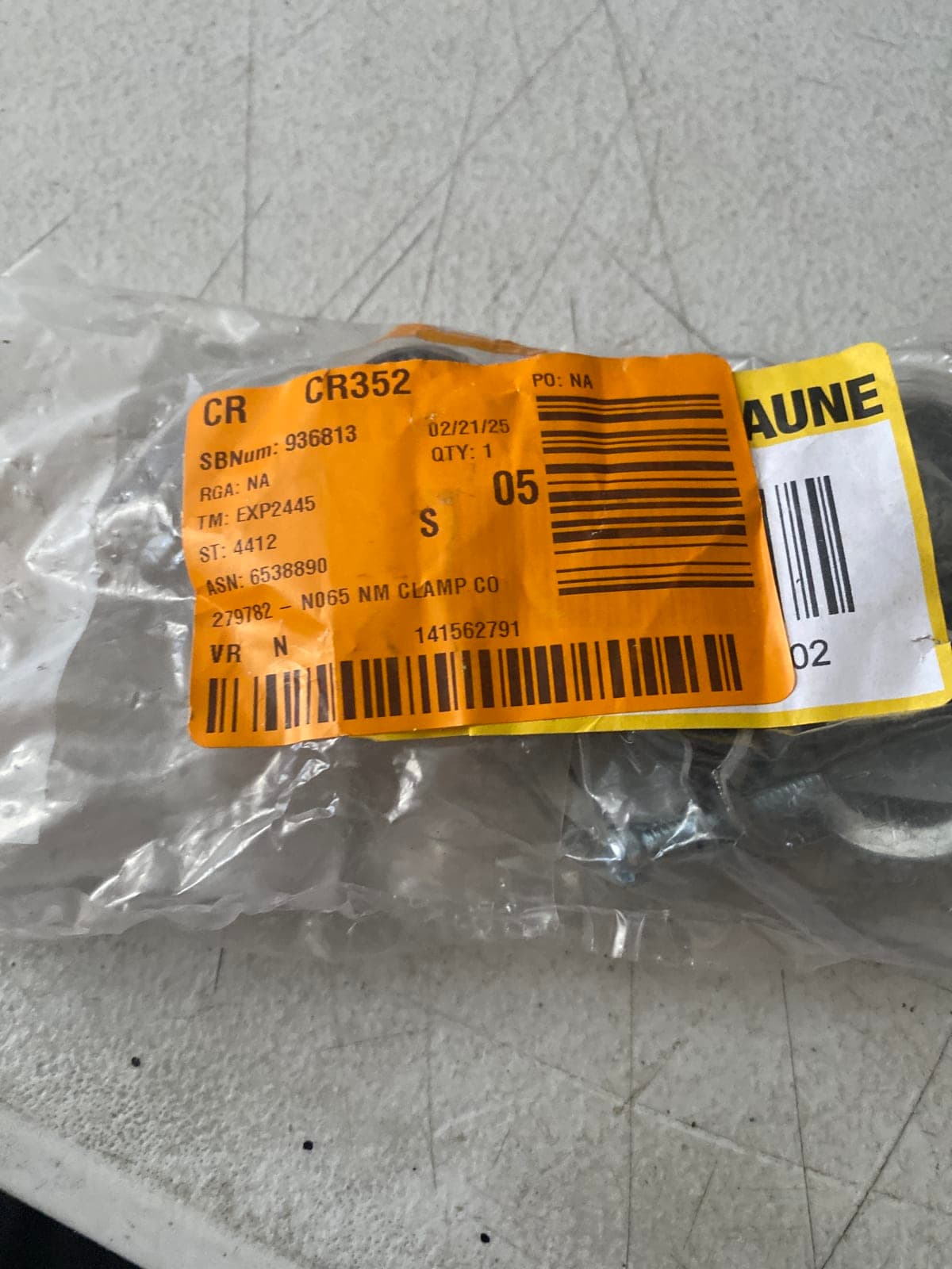 N065 NM Clamp Co CR352 Hardware Kit