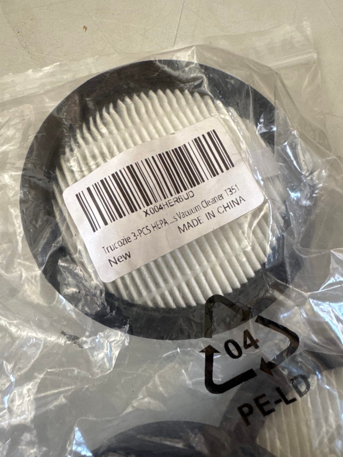 Trucozie 3-Piece HEPA Vacuum Cleaner Filter Set