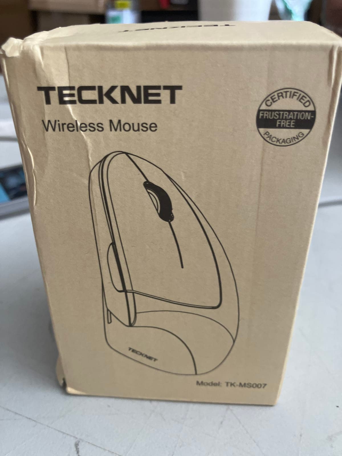 Tecknet Wireless Mouse TK-MS007 - Frustration-Free Packaging