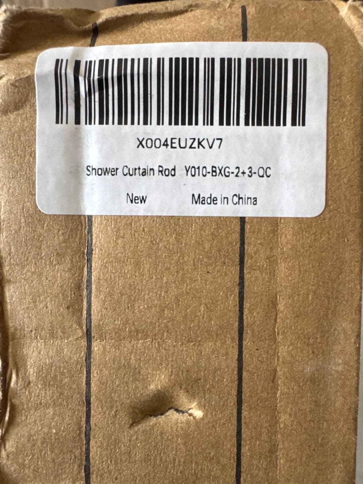 Shower Curtain Rod Y010-BXG-2+3-OC - New