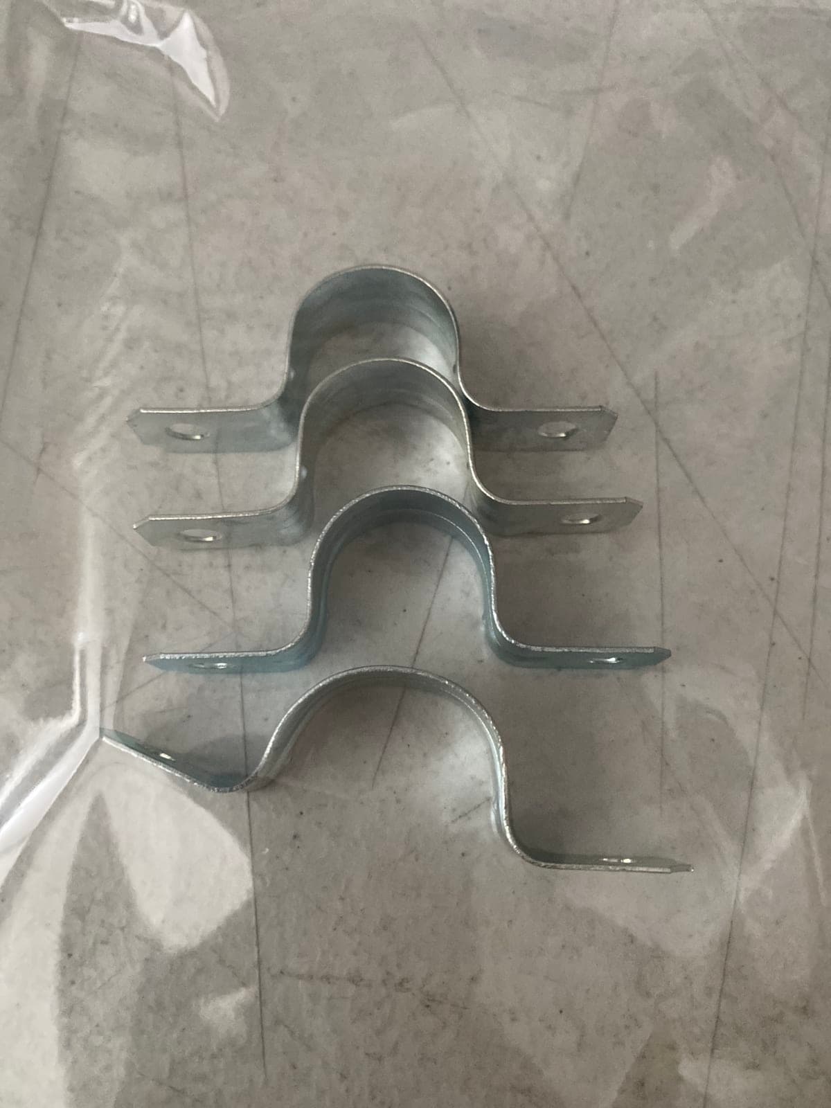 Metal Pipe Clips - Set of 4 for Secure Mounting