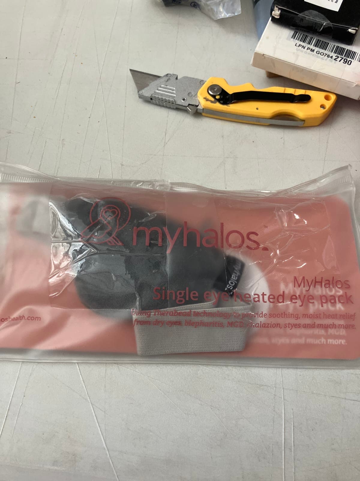 MyHalos Single Eye Heated Eye Pack for Dry Eyes Relief
