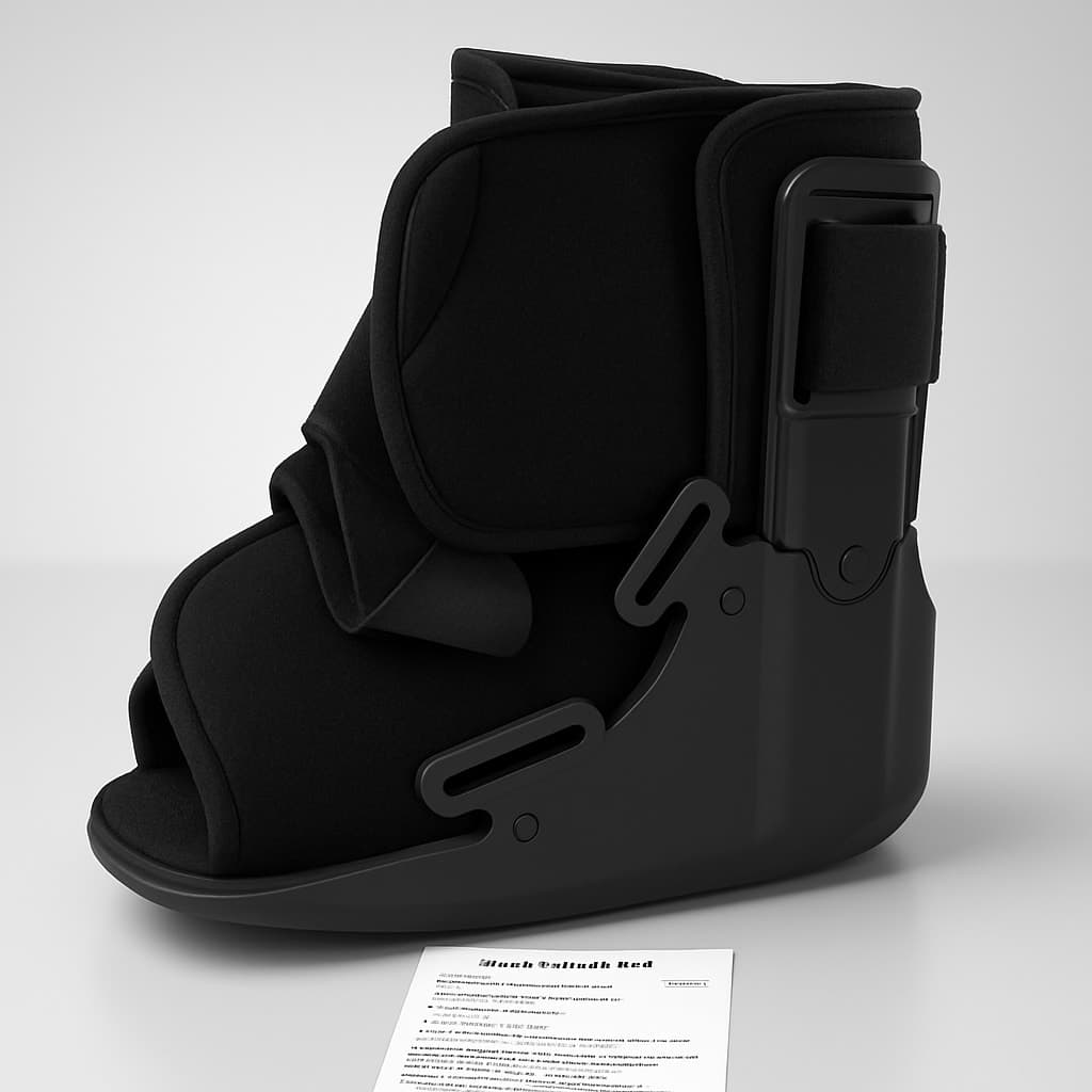 Jewlri Air Walking Boot for Ankle Support - Black Medium