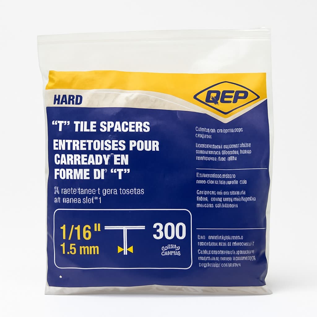 QEP 1/16" T Tile Spacers - 300 Pack