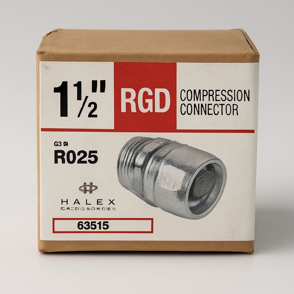 Halex 1½" RGD Compression Connector