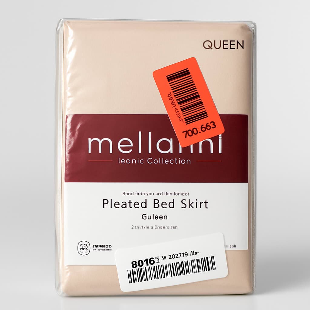 Mellanni Iconic Collection Queen Pleated Bed Skirt - Double Brushed Microfiber
