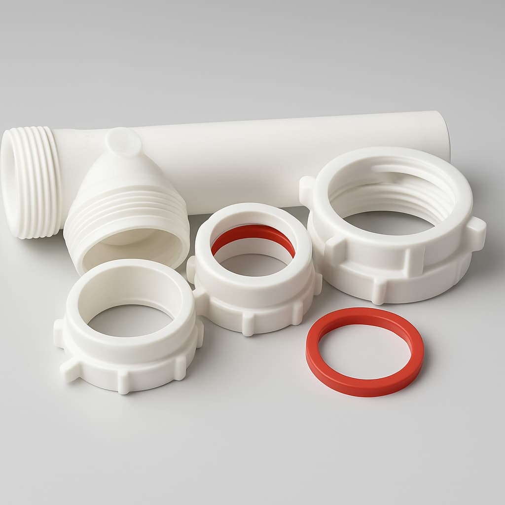 Oatey 16" End Outlet Waste Pipe - Polypropylene