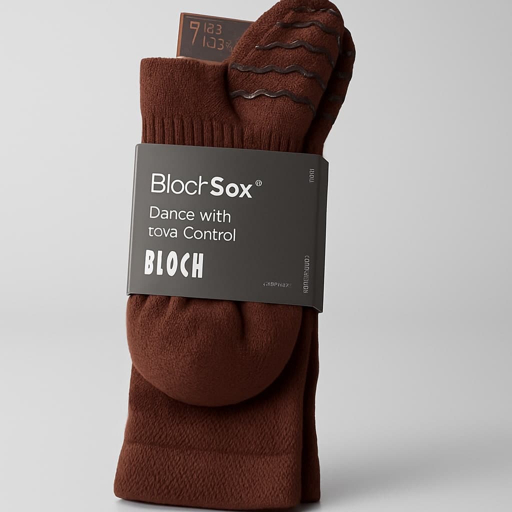 BlochSox Dance Socks - Large, Brown