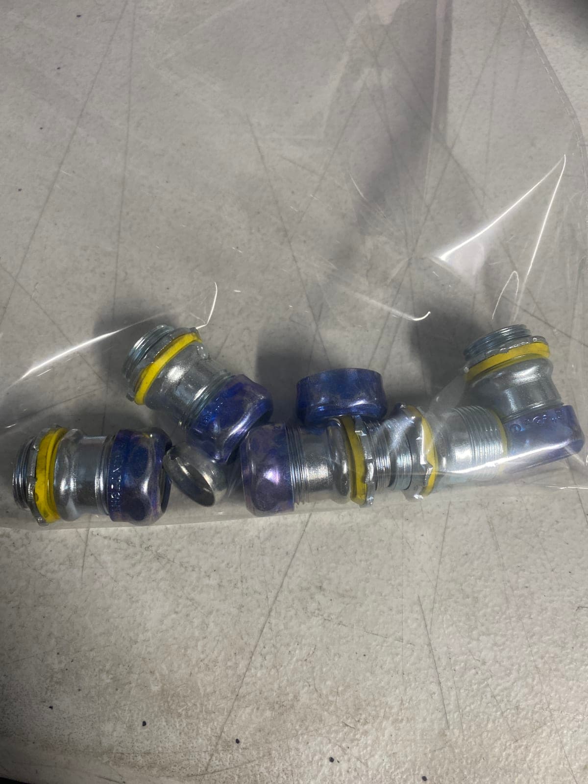 Halex 1/2" Raintight Compression Connectors - Pack of 5