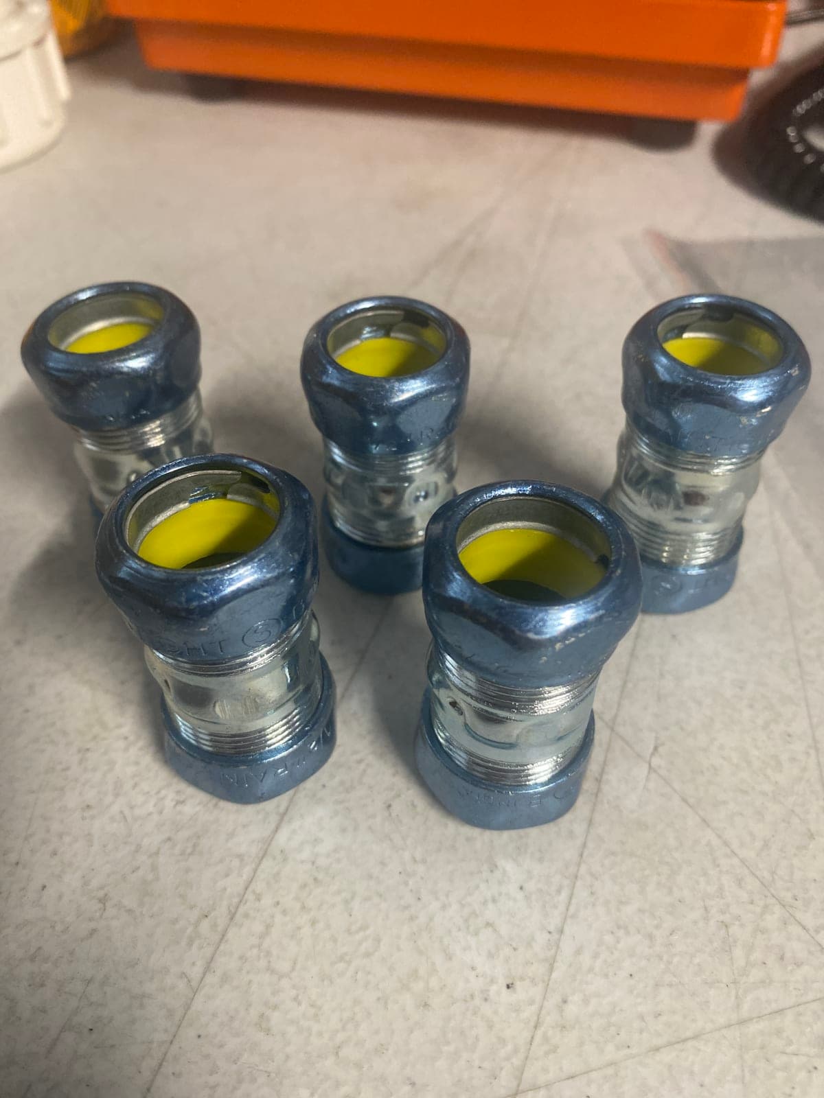 Halex 1/2" Raintight Compression Coupling - Pack of 5