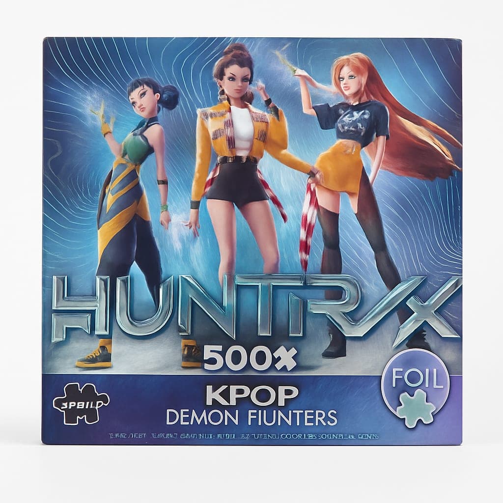 Buffalo K-Pop Demon Hunters 500 Piece Foil Puzzle