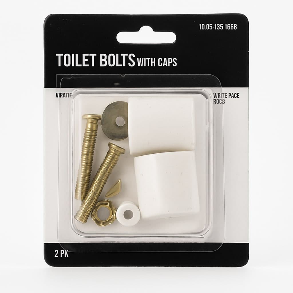 Everbilt Toilet Bolts with Caps - 2 Pack