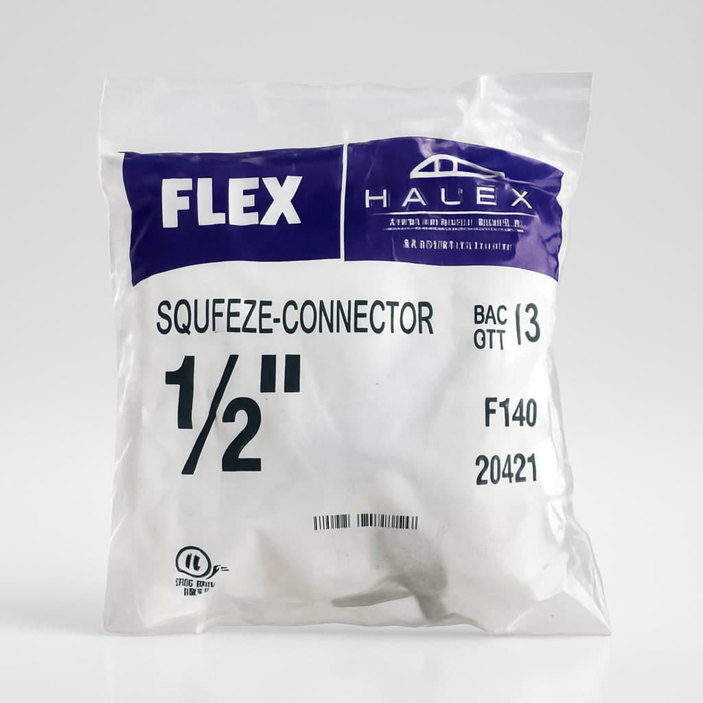 Halex 1/2" Squeeze Connector - Pack of 3