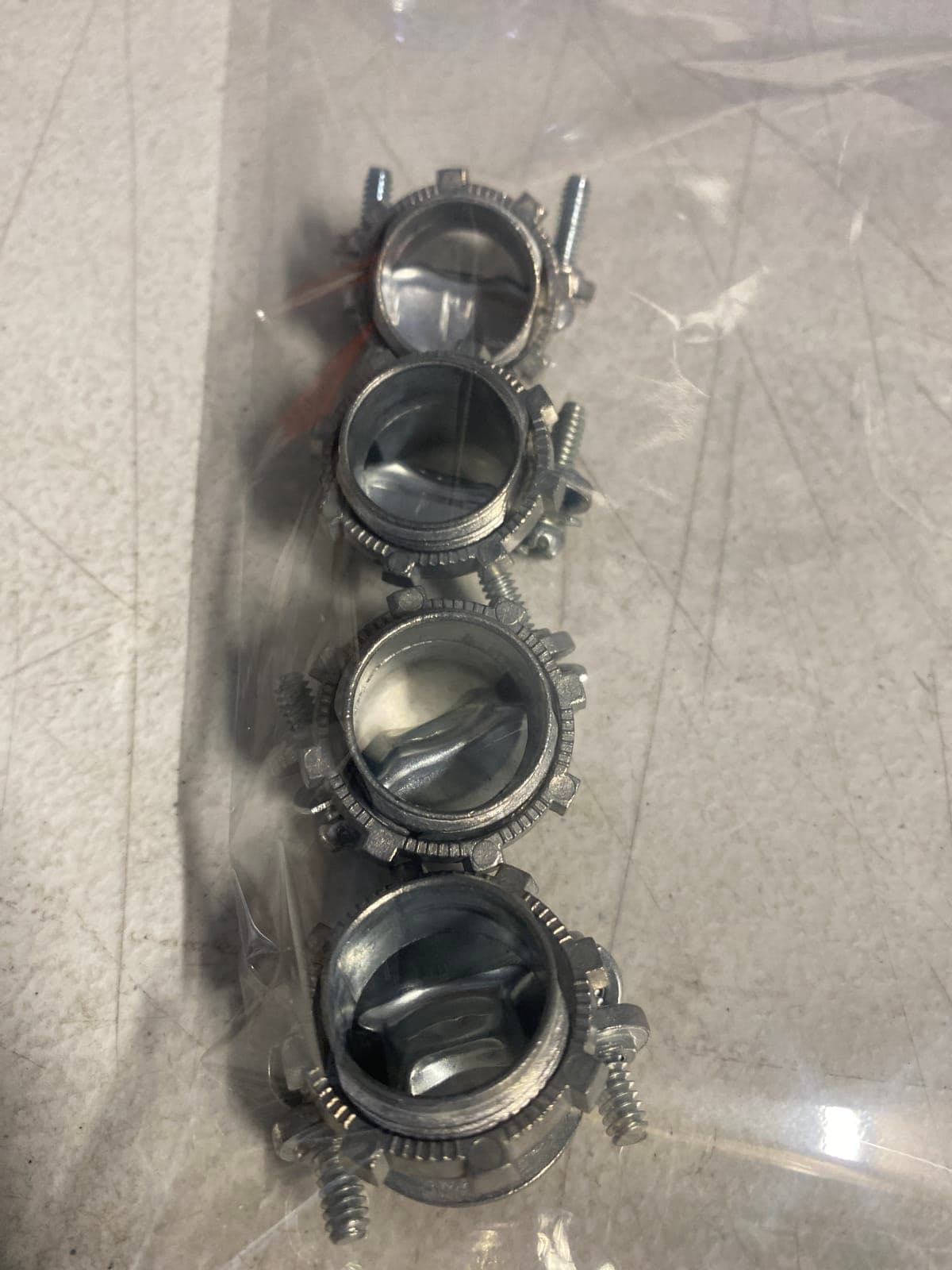 3/4” Non-Metallic Clamp Connector 4pk