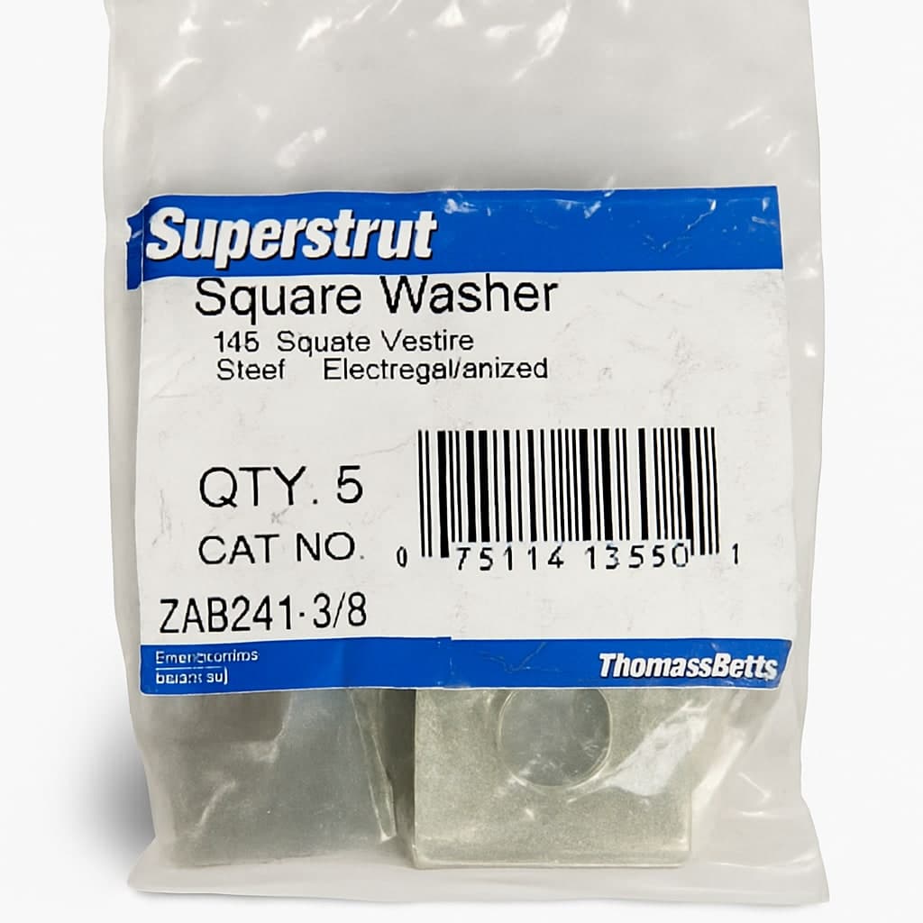 Superstrut 3/8" Square Washer - Pack of 5