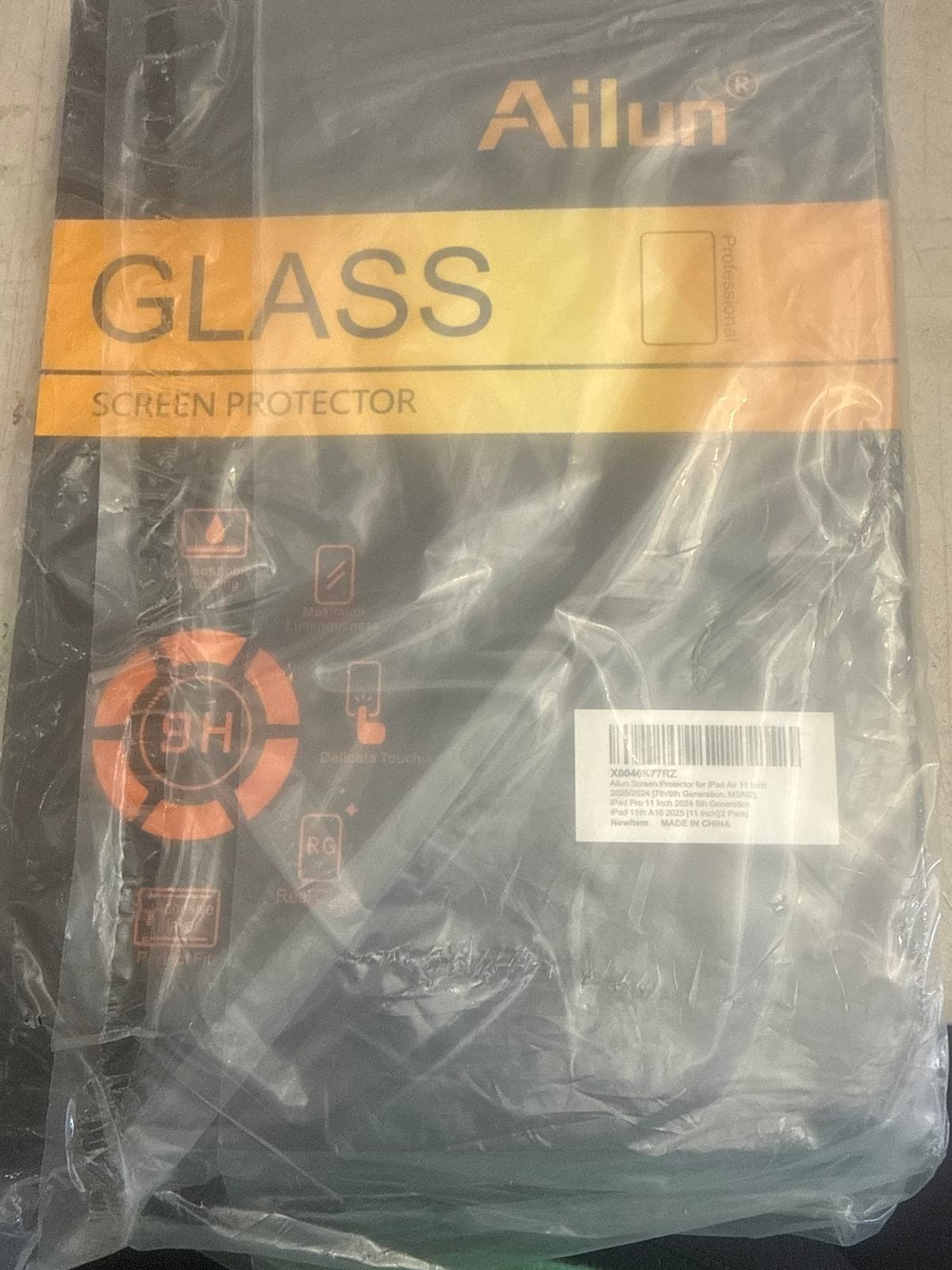 Ailun Glass Screen Protector for iPad Air 11 Inch (2 Pack)