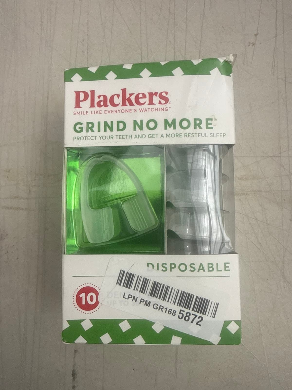 Plackers Grind No More Disposable Teeth Protectors - 10 Count
