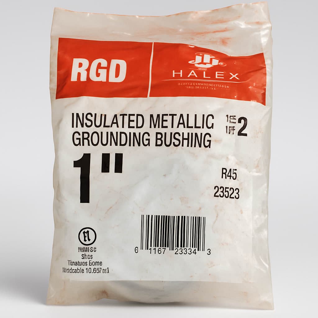 Halex Insulated Metallic Grounding Bushing 1"