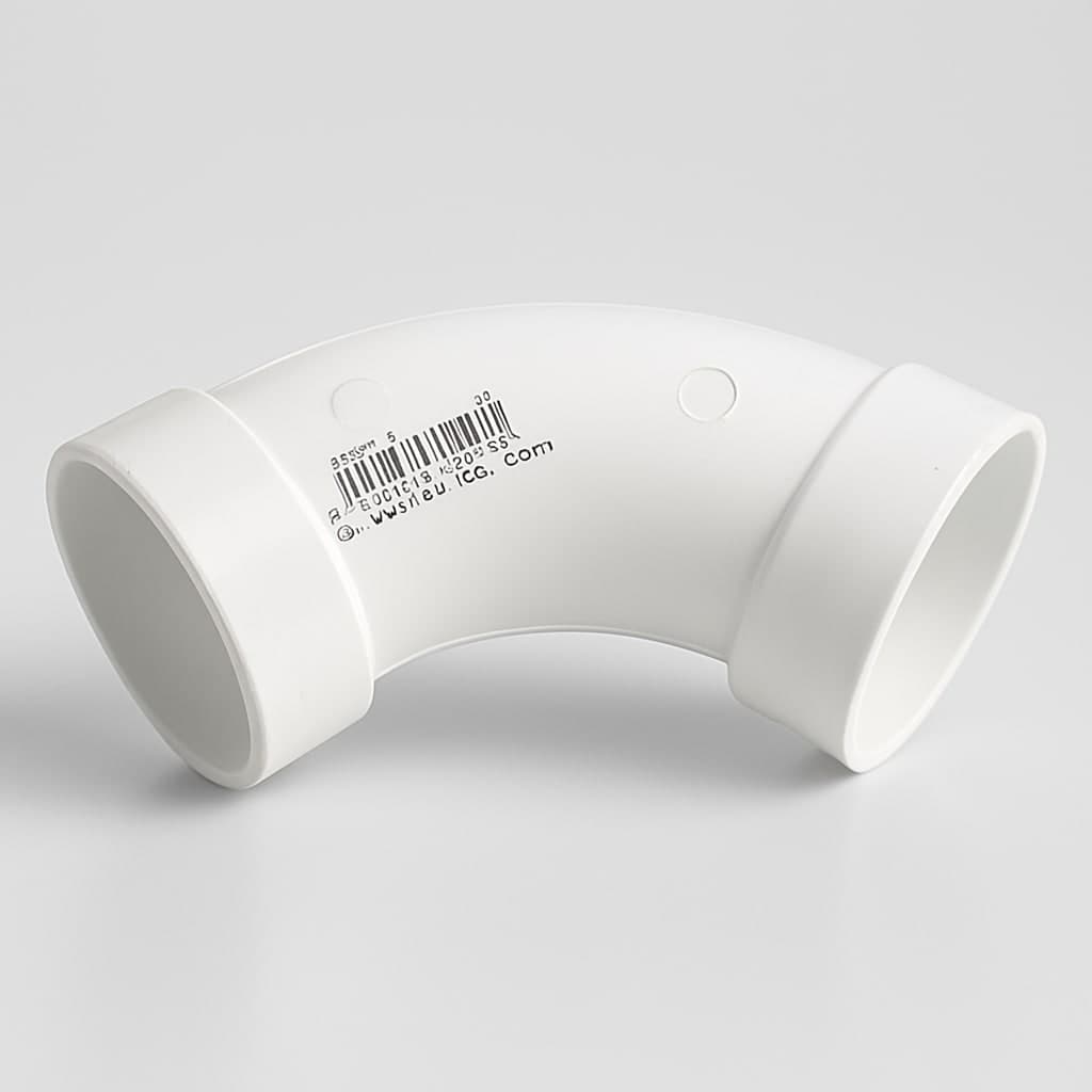 2" PVC 90 Degree Long Turn Elbow Fitting