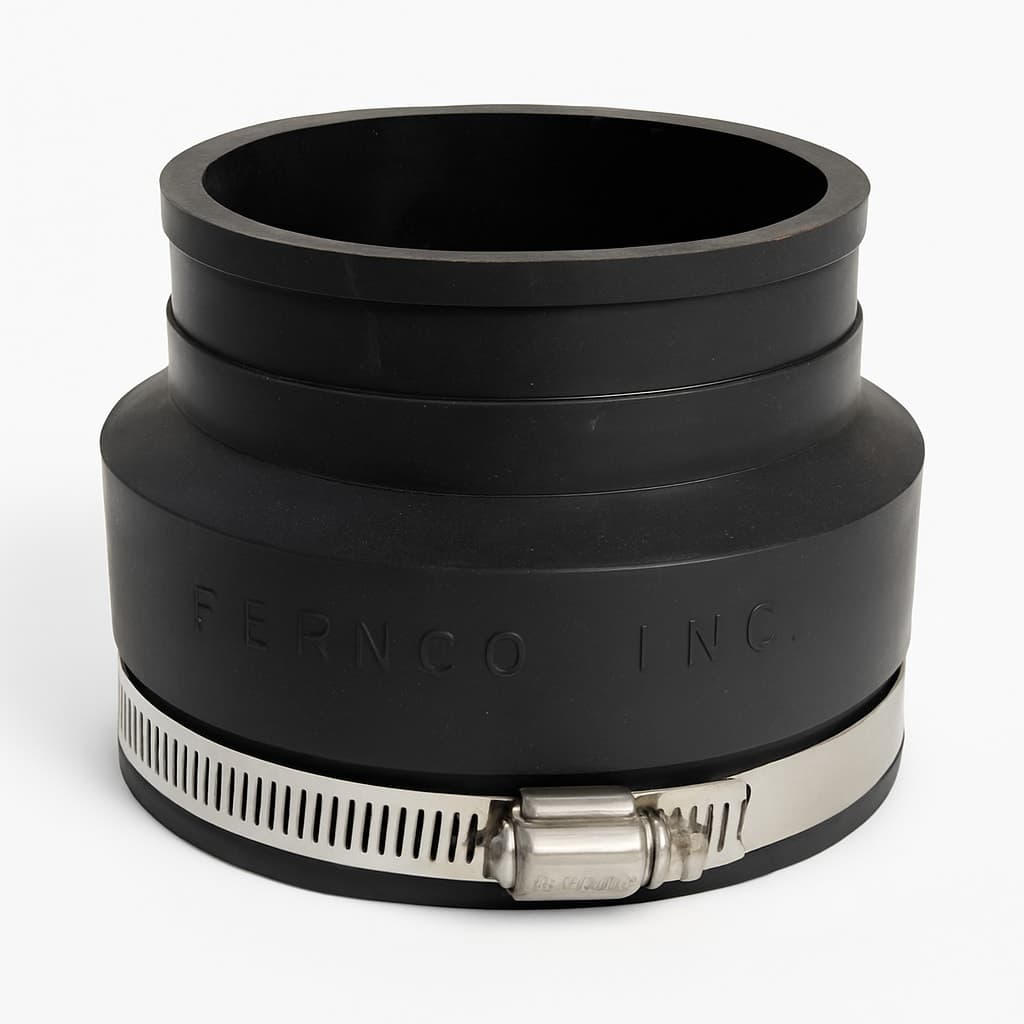 Fernco Inc. Flexible Rubber Coupling for Drainage Systems