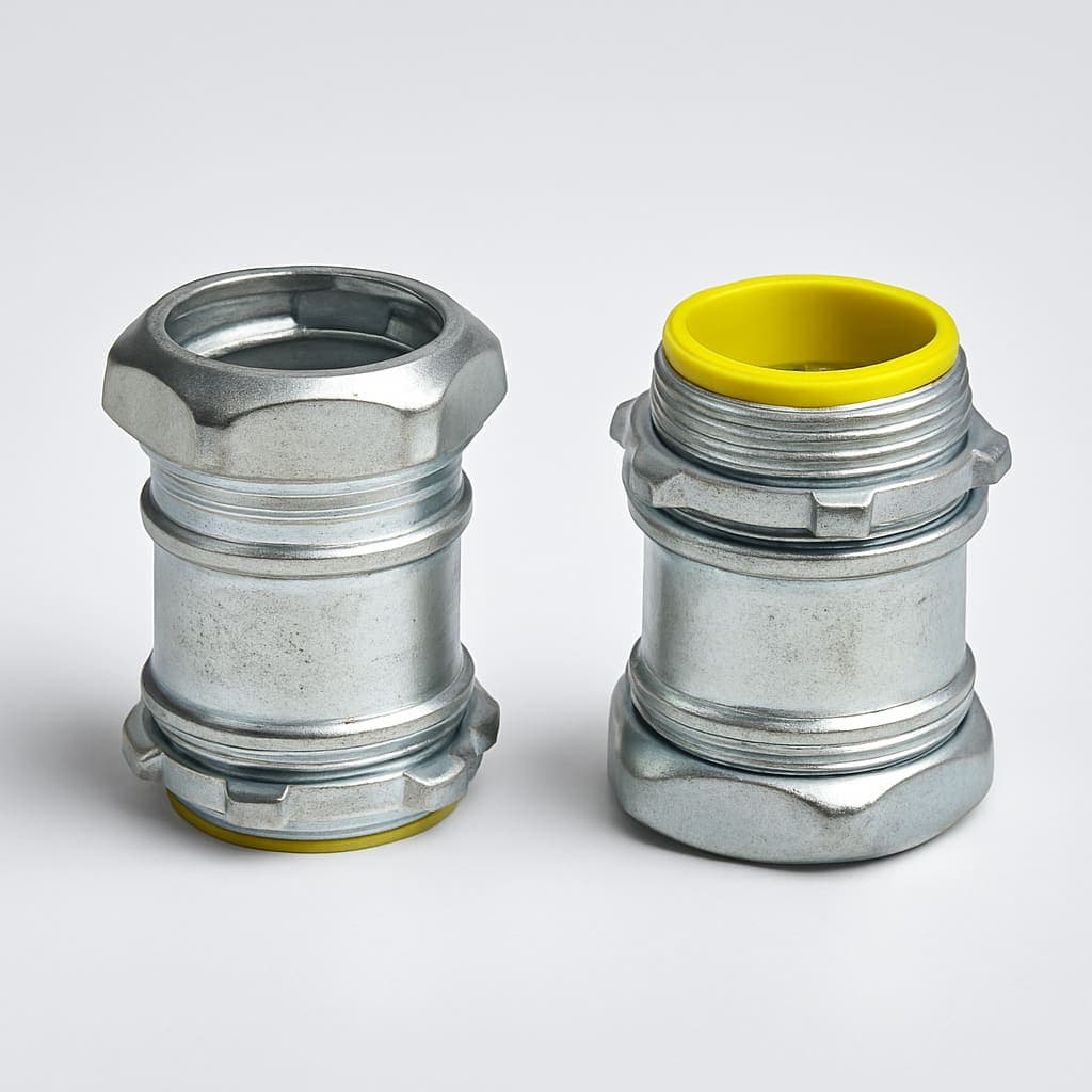 Halex 3/4" EMT Compression Connector with Insulated Throat 2pk