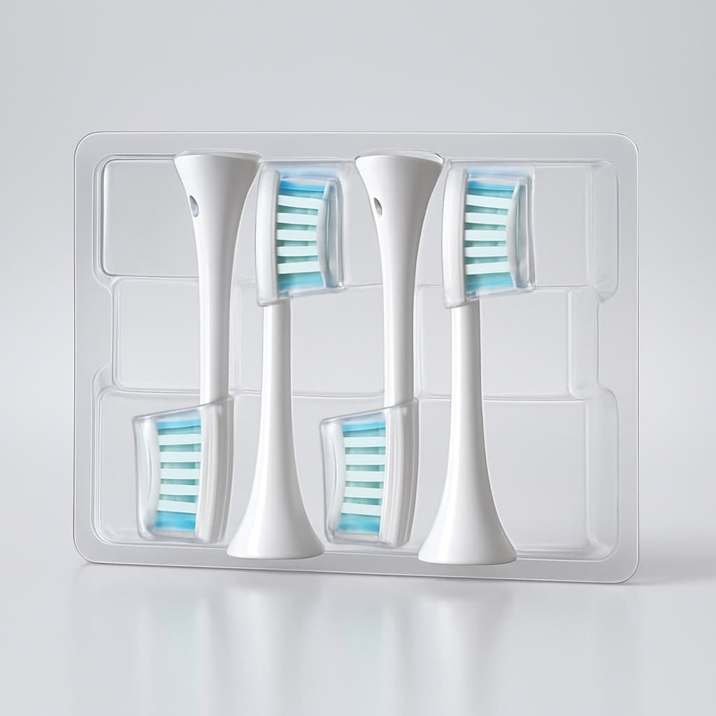 Toothbrush Replacement Heads - 6 Pack with DuPont Bristles