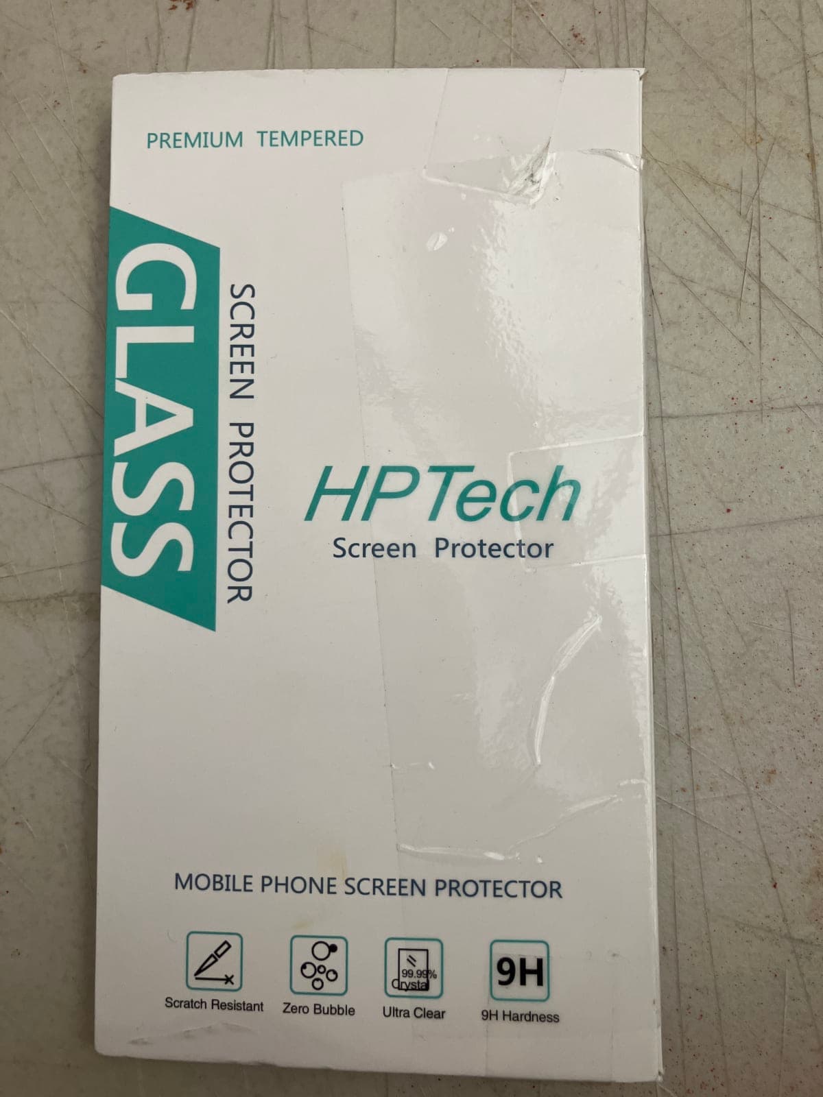 HPTech Tempered Glass Screen Protector for iPhone 12/12 Pro - 2-Pack