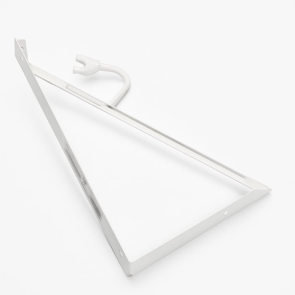 Everbilt Shelf & Rod Bracket - White