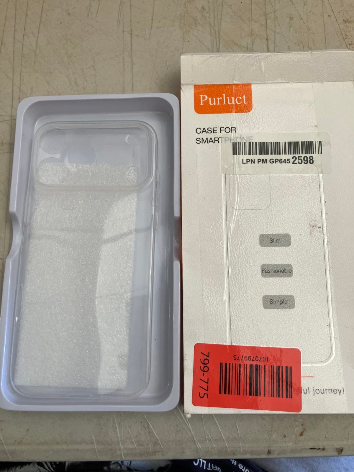 Purluct Clear Case for iPhone 17 Pro Max - Slim & Fashionable