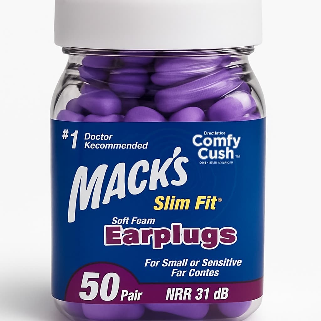 Mack's Slim Fit Soft Foam Earplugs - 50 Pair