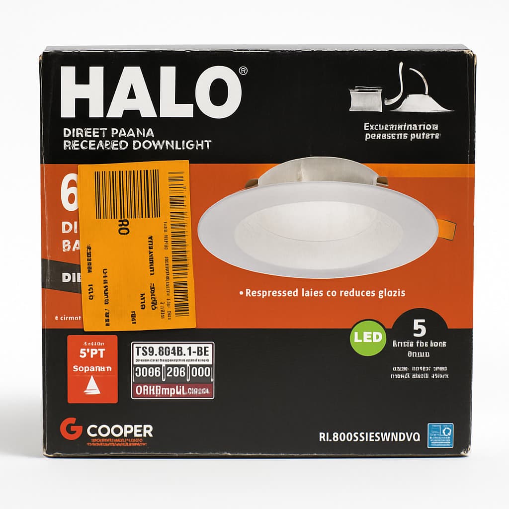HALO 6" Direct Mount Recessed Downlight - LED - Model RL6069S1EWHDMR