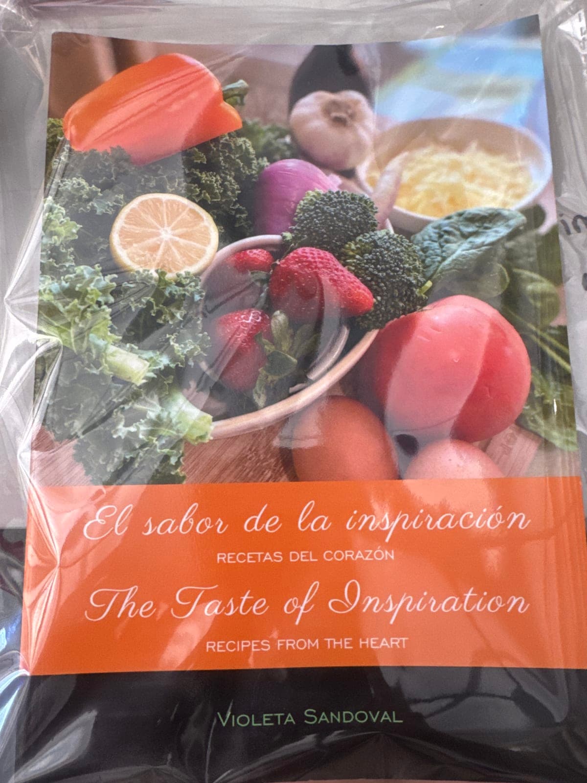 The Taste of Inspiration Cookbook by Violeta Sandoval