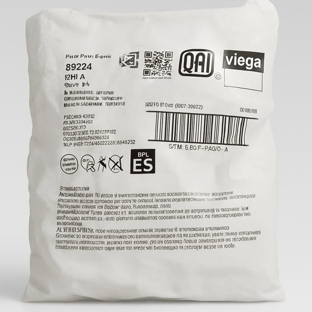Viega PureFlow Press 49224 Port Adapter - 3/8" x 1/2"