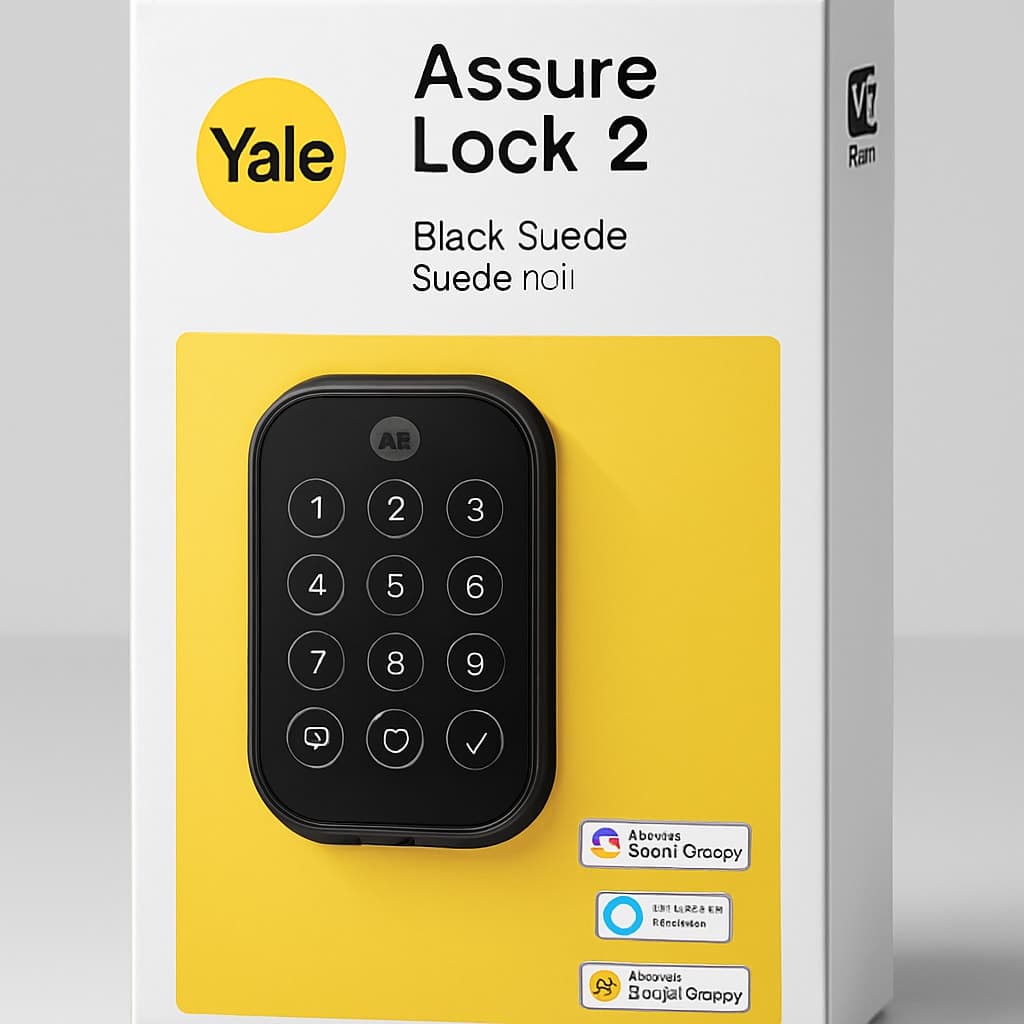 Yale Assure Lock 2 WiFi Smart Lock - Black Suede