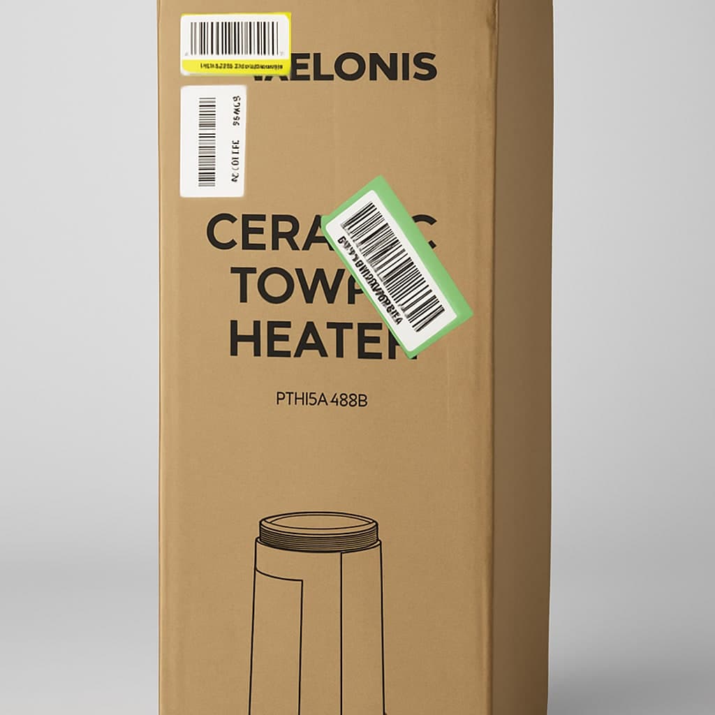 Pelonis Ceramic Tower Heater - PTH154A6GB