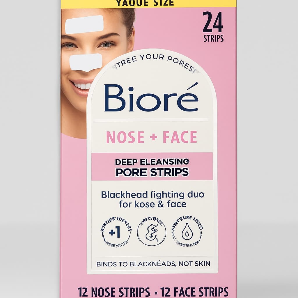 Biore Nose + Face Deep Cleansing Pore Strips - Value Size