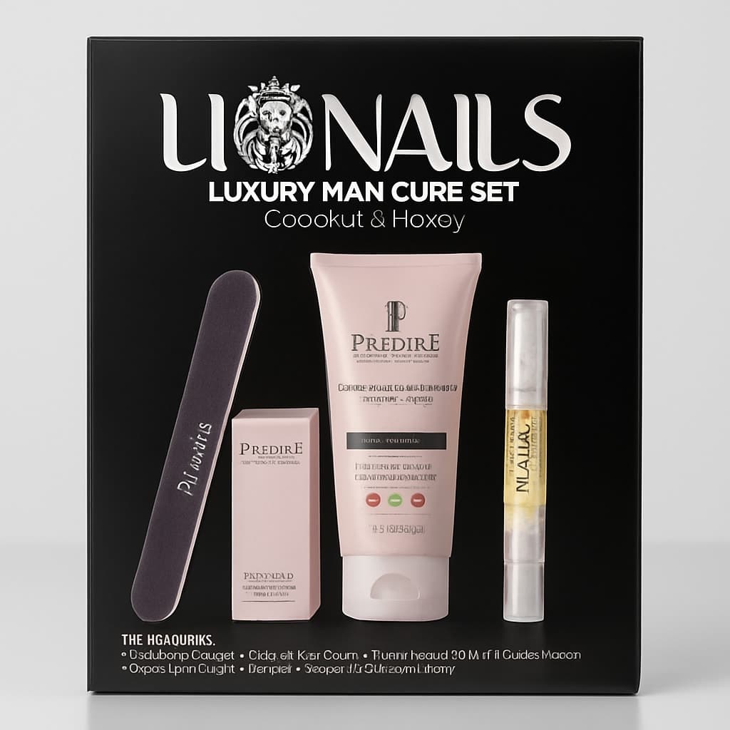 Lion Nails Luxury Manicure Set - Coconut & Honey
