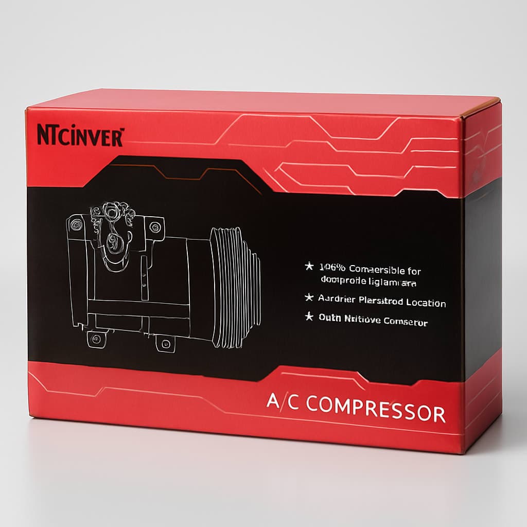 NTCINVER A/C Compressor - Compatible with Original Equipment