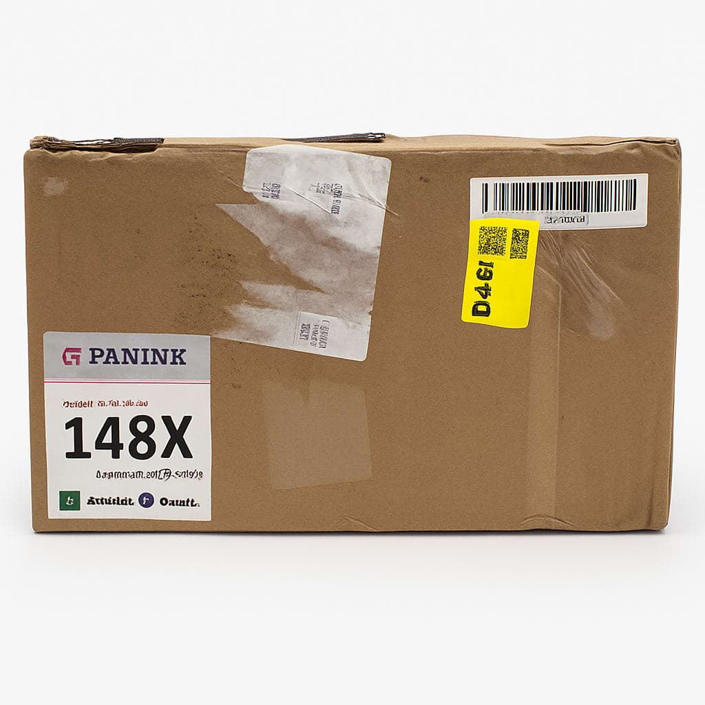 PANINK 148X Black Toner Cartridge - 2 Pack with Chip