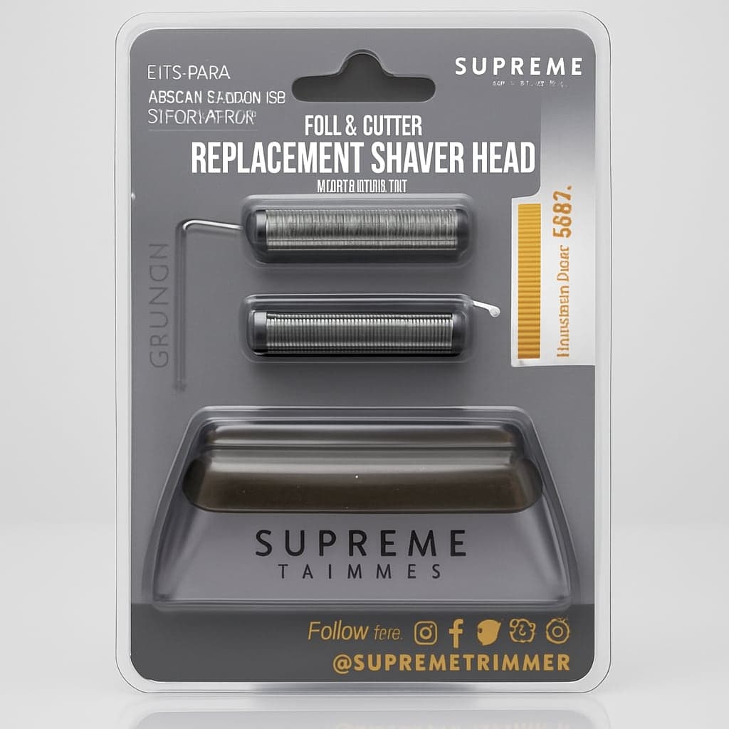 Supreme Trimmer Replacement Shaver Head for Crunch Shaver STF602/Gray