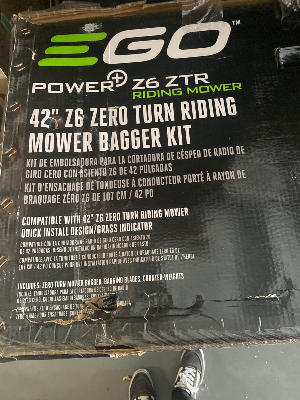EGO Power+ Z6 ZTR Riding Mower Bagging Kit - 42" Zero Turn